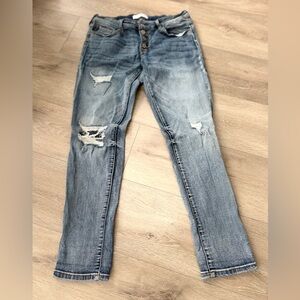 KanCan Light Blue Distressed Skinny Jeans